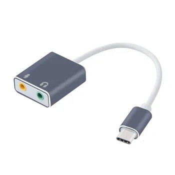 USB3.1 Tip-C Avdio Kabel Adapter Tip C do 3,5 mm Jack za Slušalke & Mikrofon USB C Cepilec Za HUAWEI Matebook Android