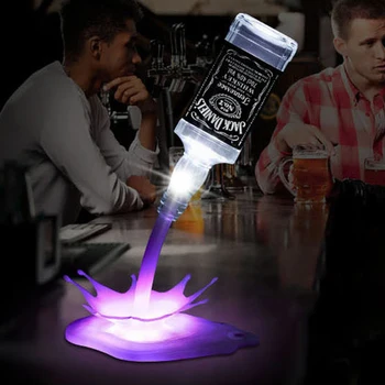 Ustvarjalne Prenosni Dotik Stikala USB Steklenico Nalijemo Vino Lučka Bar Stranka LED Dekor Nočne Luči