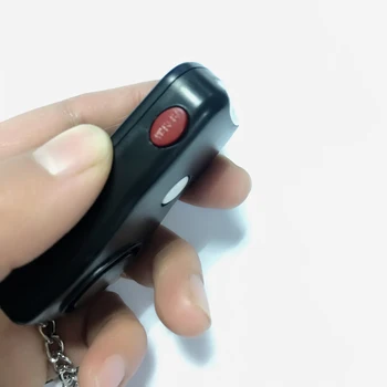 V sili Varnostni Alarm Keychain Self-Defense Varno Osebni Alarm Z LED Luči 130 Decibelov Ženske, Otroci Outdoor Opozorilo Keychain