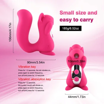 Veverica Obliko Lizanje Klitoris Stimulator Vibratorji Jezika Bedak Nastavek Vagina Vibrator Za Ženske Masturbator Sesanju Seks Igrače