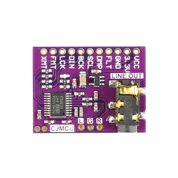 Vmesnik I2S PCM5102 DAC Dekoder GY-PCM5102 I2S Igralec Modul Za Raspberry Pi pHAT Format Odbor Digitalni PCM5102A Avdio Odbor