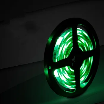 Vodoodporna LED Trakovi Luči pod Nadzorom Svetlobe Trak Kit Vrv Dekoracijo Luči