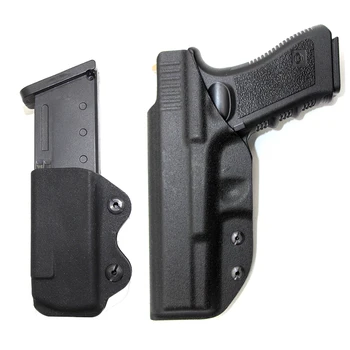 Vojaške IWB Kydex Pištolo Tulec za Glock 17 31 43 43x Airsoft Taktično Skriva Pištolo Primeru, Mag Pouch Pištolo Nosite Pasu Kubura