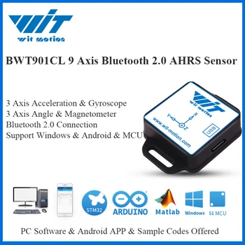 WitMotion Bluetooth 2.0 BWT901CL 9 Os Senzor 200 hz Kota + Pospešek + Žiro + Magnetometer Za PC/Android/MCU Z Baterijo