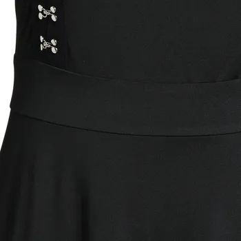 Womne Flare Rokav Gothic Obleka Ženske Modni Večer Stranka Mini Obleka Plus Velikost Hladno Ramo Čipke Visoko Pasu, Ženske Obleke