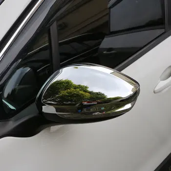 Xburstcar za Peugeot 208 - 2017 ABS Chrome Avto Ogledala Varstvo Zajema Rearview Mirror Nalepke, Dodatki