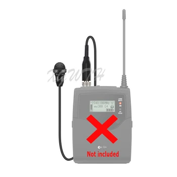 XGWTH Electret Kondenzator lavalier Mikrofon Za Sennheiser Brezžični Oddajnik pritrjevalni River Vsesmerni Mikrofon vhod 3,5 mm Jack