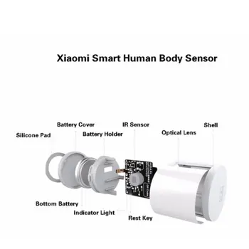 Xiaomi Človeško Telo Senzor Magnetni Pametni Dom Super Praktično Naprave z dodatno Opremo se Izvirno Mijia Smart IR Inteligentne Naprave