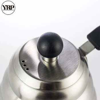YRP1200ml kapljično, aparat za kavo filter geyser iz nerjavečega jekla lonci Z termometer gooseneck grelnik vode barista orodja kuhinjski pripomoček