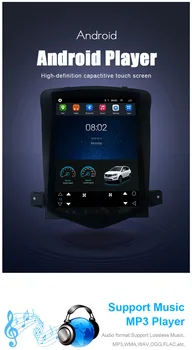 Za 10,4-palčni Zaslon Navpičnem Android 9.0 Avto Multimedijski Predvajalnik, Obračanje Slike, Kamera, GPS Navigacija za Chevrolet Cruze 2006-2016