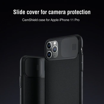 Za iPhone 11 Pro Max primeru potisnite pokrov za kamero varstvo NILLKIN za iphone 11 case zadnji pokrovček za iPhone 11 Pro primerih