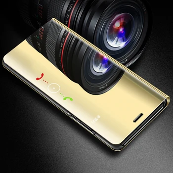 Čast 7A 5.45 Rusija Telefon Primeru Za Huawei Honor 7A 7 Mehko Ogledalo Flip Primeru Za Huawei Honor 7A DUA-L22 Pokrov