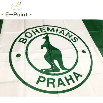 Češka Republika FC Bohemians Praga 3 m*5 m (90*150 cm) Velikost Božični Okraski za Dom Zastava Banner Darila