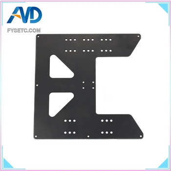 Črni 3D Tiskalnik Delov za Nadgradnjo, Y Prevoz Anodiziranega Aluminija Pločevina Za A8 Hotbed Podporo Za Prusa I3 Anet A8 3D Tiskalniki